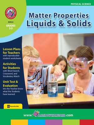 cover image of Matter Properties: Liquids & Solids
